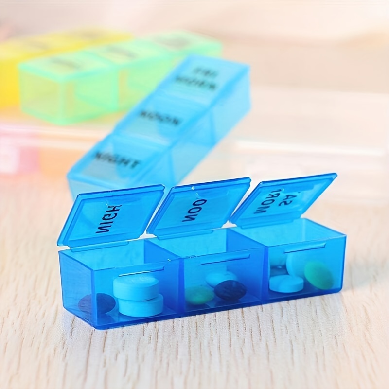 Colorful 21 Grids Detachable Mini Medicine Box